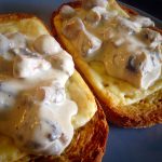 Toast champignon, een gemakkelijke lunch